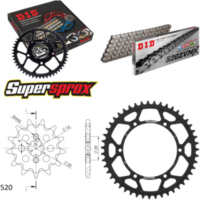 Chain Kit - Steel - for: KAWASAKI KX125 86-89 12-47-112 DID520ZVM-X endless