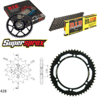 Chain Kit - Steel - for: KAWASAKI KMX125 80 km/h 14-50 00-03 14-50-126 DID428D Clip