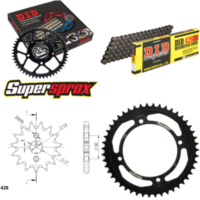 Chain Kit - Steel - for: KAWASAKI KLX125 C 12-14 14-47-124 DID428HD Clip