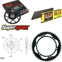Chain Kit - Steel - for: KAWASAKI KDX125 91-91 15-52-132 DID428D Clip