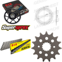 Kettensatz Stahl für: KAWASAKI KR-1 250 88-89 15-40-106 DID520VX3 Niet
