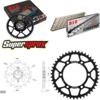 Kettensatz Stahl für: KAWASAKI EL250 88-96 14-44-114 DID520ZVM-X(S&S) Niet