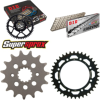Kettensatz Stahl für: KAWASAKI Estrella 250 94-99 15-38-102 DID520ZVM-X(S&S) Niet