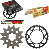 Chain Kit - Steel - for: KAWASAKI KDX200 93-95 13-47-110 DID520ERT2(G&G) Clip