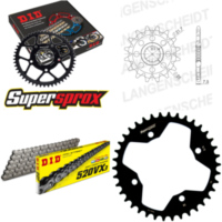 Kettensatz Stahl für: KAWASAKI KFX450 R 08-12 14-38-094 DID520VX3 Clip