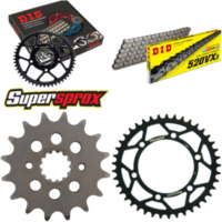 Chain Kit - Steel - for: KAWASAKI GPZ500 S 94-03 16-41-104 DID520VX3 Clip