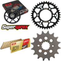 Kettensatz Stahl für: KAWASAKI GPZ400 49PS 85-89/GPZ550 U 16-38-104 DID520ERT2(G&G) Clip