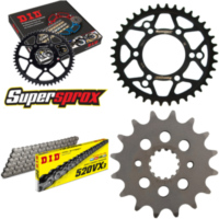 Chain Kit - Steel - for: KAWASAKI GPZ400 49PS 85-89/GPZ550 U 16-38-104 DID520VX3 rivet