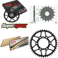 Kettensatz Stahl für: KAWASAKI ZX-6R /RR 09-12/ZX-6R /RR 07 16-43-112 DID520ZVM-X(G&G) Niet