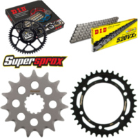 Chain Kit - Steel - for: KAWASAKI W800 11-15 15-37-104 DID520VX3 rivet