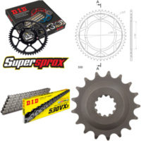 Chain Kit - Steel - for: KAWASAKI GPZ900 R 84-89 17-49-112 DID530VX3 rivet