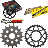 Chain Kit - Steel - for: KAWASAKI ZX-10R 1000 04-05 17-39-110 DID525VX3(G&B) rivet