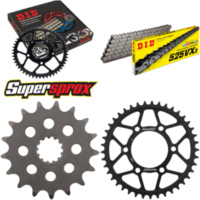 Chain Kit - Steel - for: KAWASAKI ZX-10R 1000 08-10 17-41-110 DID525VX3 rivet