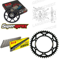 Kettensatz Stahl für: HUSQVARNA SM125 00-13 13-46-112 DID520VX3 Clip