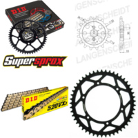 Kettensatz Stahl für: HUSQVARNA WRE125 04-07 13-49-112 DID520VX3(G&B) Clip