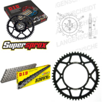 Kettensatz Stahl für: HUSQVARNA SM125 S 07-13 12-52-114 DID520VX3 Clip