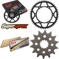 Chain Kit - Steel - for: HUSQVARNA TC250 02-03/TE250 02-03/TE4 14-50-116 DID520ZVM-X(G&G) rivet