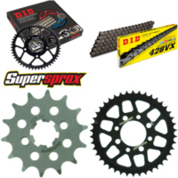 Kettensatz Stahl für: SUZUKI TS80 X 84-87 14-42-120 DID428VX Clip
