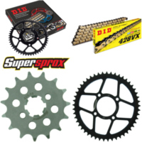 Chain Kit - Steel - for: SUZUKI RG80 Gamma 85-95 15-49-132 DID428VX(G&B) rivet