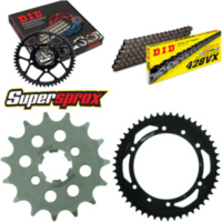 Chain Kit - Steel - for: SUZUKI TS125 R 89-89 15-50-132 DID428VX endless