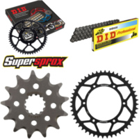 Kettensatz Stahl für: SUZUKI RM250 99-00 13-48-112 DID520 Clip