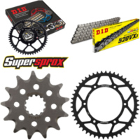 Chain Kit - Steel - for: SUZUKI RM250 99-00 13-48-112 DID520VX3 rivet