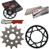 Kettensatz Stahl für: SUZUKI RM125 92-93/RM125 00-03/RM-Z 2 13-49-114 DID520ZVM-X(S&S) Niet