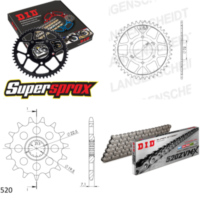 Chain Kit - Steel - for: SUZUKI DR250 S 82-95 14-42-106 DID520ZVM-X endless