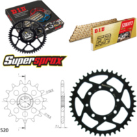 Kettensatz Stahl für: SUZUKI GN250 E 85-96/GNX250 E 82-84 15-41-100 DID520ERT2(G&G) Clip