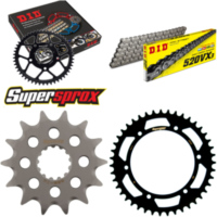 Kettensatz Stahl für: SUZUKI RGV250 89-93 14-43-114 DID520VX3 Endlos