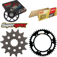 Kettensatz Stahl für: SUZUKI DR350 S 90-93 14-43-108 DID520ERT2(G&G) Clip