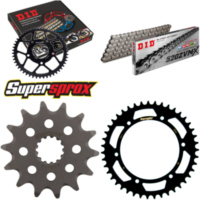 Kettensatz Stahl für: SUZUKI DR350 S 90-93 14-43-108 DID520ZVM-X Endlos