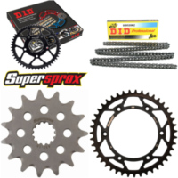 Chain Kit - Steel - for: SUZUKI DR350 SE 96-96/DR350 SE 97-98 15-43-108 DID520NZ Clip