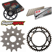 Kettensatz Stahl für: SUZUKI DR350 SE 96-96/DR350 SE 97-98 15-43-108 DID520ZVM-X(S&S) Niet