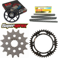 Kettensatz Stahl für: SUZUKI DR350 SE 94-95 15-41-110 DID520NZ Clip