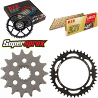 Kettensatz Stahl für: SUZUKI DR350 SE 94-95 15-41-110 DID520ERT2(G&G) Clip