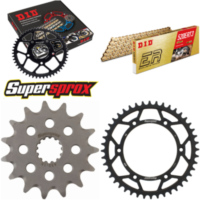 Kettensatz Stahl für: SUZUKI DR350 [US] 94-99/DR350 SE 99-9 15-44-112 DID520ERT2(G&G) Clip