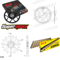 Chain Kit - Steel - for: SUZUKI SP370 77-80 15-42-100 DID520VX3(G&B) Clip
