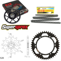 Chain Kit - Steel - for: SUZUKI DR400 S 80-81 16-44-106 DID520NZ Clip