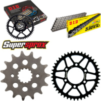 Chain Kit - Steel - for: SUZUKI GSX400 FE Katana 81-83 15-43-104 DID530VX3 rivet