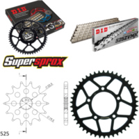 Chain Kit - Steel - for: SUZUKI GSF400 Bandit 93-97 14-46-114 DID525ZVM-X(S&S) rivet