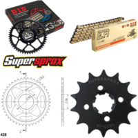 Chain Kit - Steel - for: SUZUKI GSX125 S /R 17- 14-45-122 DID428NZ(G&B) Clip