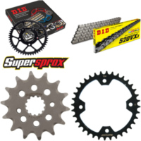 Kettensatz Stahl für: SUZUKI LT-R 450 Quadracer 06-10 14-36-096 DID520VX3 Niet