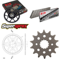 Kettensatz Stahl für: SUZUKI GS500 int. Ø64mm 80-81 14-50-108 DID530ZVM-X Niet