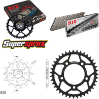 Chain Kit - Steel - for: SUZUKI GS500 E 89-93 16-39-110 DID520ZVM-X rivet