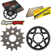 Chain Kit - Steel - for: SUZUKI GSF600 Bandit /S 95-99 15-47-110 DID530VX3(G&B) rivet