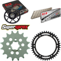 Chain Kit - Steel - for: SUZUKI DR600 R Dakar 86-90/DR600 S 85 16-42-108 DID520ZVM-X(S&S) endless