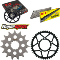 Chain Kit - Steel - for: SUZUKI SFV650 Gladius 09-15 15-46-112 DID520VX3 endless