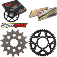 Kettensatz Stahl für: SUZUKI GSX600 F 98-06/GSX750 F 89-97 15-47-118 DID530ZVM-X(G&G) Niet