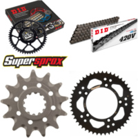Kettensatz Stahl für: KTM SX60 98-99/SX65 00-01 13-48-112 DID420V Clip